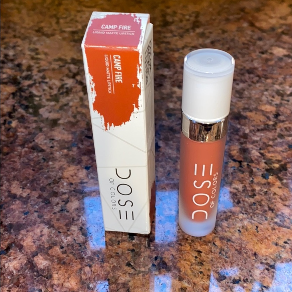Dose of colors liquid matte lipstick campfire